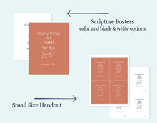 Load image into Gallery viewer, February 23-March 1 | LDS Youth Lesson Plan | Sunday School Outline | Come, Follow Me, "Is Any Thing Too Hard for the Lord?"

