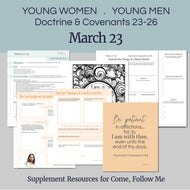 Help your teens see the gospel as more than just lessons—it’s their guide to joy, purpose, and action.

March 17-23
D&C 20-22
Seek for Things of a Better World

Lesson helps for LDS young women, young men, LDS youth leaders 