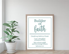 Load image into Gallery viewer, NEW YW Class Names Posters | Handouts with Affirmations for Young Women | Builders of Faith, Messengers of Hope, Gatherers of Light
