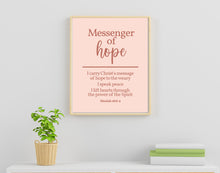 Load image into Gallery viewer, NEW YW Class Names Posters | Handouts with Affirmations for Young Women | Builders of Faith, Messengers of Hope, Gatherers of Light (Full Color)

