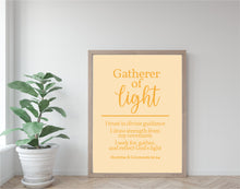 Load image into Gallery viewer, NEW YW Class Names Posters | Handouts with Affirmations for Young Women | Builders of Faith, Messengers of Hope, Gatherers of Light (Full Color)
