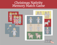 Load image into Gallery viewer, Christmas Memory printable card game for christian children, latter-day saint kids, primary

