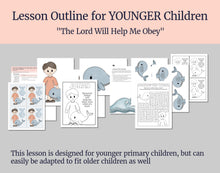 Load image into Gallery viewer, November 23-29 | Come Follow Me Primary Lesson Help | “Seek the Lord, and Ye Shall Live” | Jonah and the Whale
