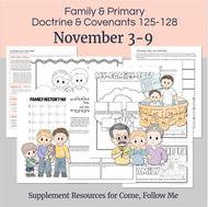 Lesson helps for LDS primary teachers for Come Follow Me 2025 Family scripture study, come follow me for families, FHE lesson outline, primary lesson outline, primary coloring pages, nursery coloring pages, primary activities, activity pages, scripture games, lesson ideas for come follow me, primary children lesson plan, family home evening

November 2-9 Primary Lesson Outline for Come Follow Me 2025 | Home and Church | D&C 125-28 “A Voice of Gladness for the Living and the Dead”
