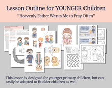 Load image into Gallery viewer, November 9-15 | Come Follow Me Primary Lesson Help | “There Is No Other God That Can Deliver” | Daniel and the Lion's Den, Obedience, Prayer
