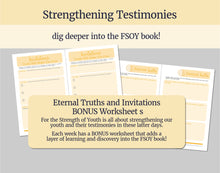 Load image into Gallery viewer, November Week 1 | LDS Young Women Lesson Helps | For Strength of Youth | Truth Will Make You Free | YW FSY Outline | November 1
