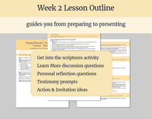 Load image into Gallery viewer, November Week 2 | LDS Young Women Lesson Helps | For Strength of Youth | Priesthood Restoration | YW &amp; YM FsY | Scripture Study | November 8
