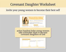 Load image into Gallery viewer, November Week 4 | LDS Young Women Lesson Helps | For Strength of Youth | Covenant Daughter | YW FSY | November 22
