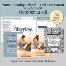 Load image into Gallery viewer, October BUNDLE | LDS Come, Follow Me Youth Lesson Outlines for Home and Church | 4 Lesson Plans
