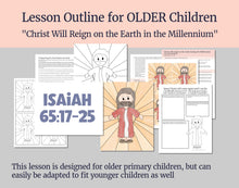 Load image into Gallery viewer, October 12-18 | Come Follow Me Primary Lesson |  “The Redeemer Shall Come to Zion” | Sabbath Day, Christ Will Come Again

