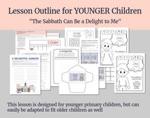 Load image into Gallery viewer, October 12-18 | Come Follow Me Primary Lesson |  “The Redeemer Shall Come to Zion” | Sabbath Day, Christ Will Come Again
