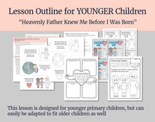 Load image into Gallery viewer, October 19-25 | Come Follow Me Primary Lesson |  “Before I Formed Thee in the Belly I Knew Thee”
