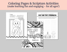 Load image into Gallery viewer, October 5-11 | Come Follow Me Primary Lesson |  “He Hath Borne Our Griefs, and Carried Our Sorrows” | Seek the Lord, Put on Thy Strength

