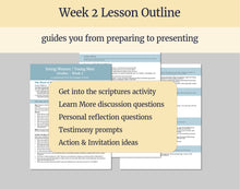 Load image into Gallery viewer, October Week 2 | LDS Young Women Lesson Helps | For Strength of Youth | Priesthood Restoration | YW &amp; YM FsY | Word of Wisdom
