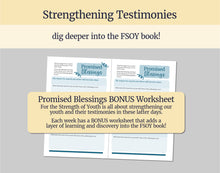 Load image into Gallery viewer, October Week 2 | LDS Young Women Lesson Helps | For Strength of Youth | Priesthood Restoration | YW &amp; YM FsY | Word of Wisdom
