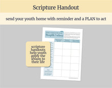 Load image into Gallery viewer, October BuNDLE | LDS Young Women Lesson Helps | For Strength of Youth | My Body Is Sacred | YW FSY | October Weeks 1-4
