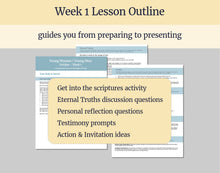 Load image into Gallery viewer, October Week 1 | LDS Young Women Lesson Helps | For Strength of Youth | My Body Is Sacred | YW FSY Outline
