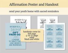 Load image into Gallery viewer, October Week 1 | LDS Young Women Lesson Helps | For Strength of Youth | My Body Is Sacred | YW FSY Outline
