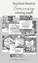 Load image into Gallery viewer, Seminary Doctrinal Mastery Coloring Pages for Old Testament 2026
