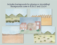 Load image into Gallery viewer, Bible Story Character Cutouts | Old Testament Scripture Pals |  (Set #2: Exodus-1 Samuel)
