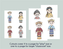 Load image into Gallery viewer, Bible Story Character Cutouts | Old Testament Scripture Pals |  (Set #2: Exodus-1 Samuel)
