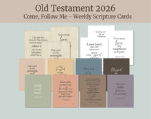 Load image into Gallery viewer, Old Testament Bulletin Board BUNDLE- Bulletin Board, Scripture Cards and Old Testament Hero Posters for LDS Families Come, Follow Me 2026
