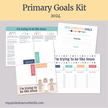 Load image into Gallery viewer, PRIMARY Goals Mini Kit - Goal Setting Ideas and Helps for Primary Children
