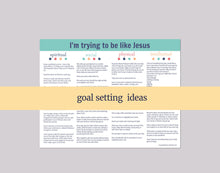 Load image into Gallery viewer, PRIMARY Goals Mini Kit - Goal Setting Ideas and Helps for Primary Children
