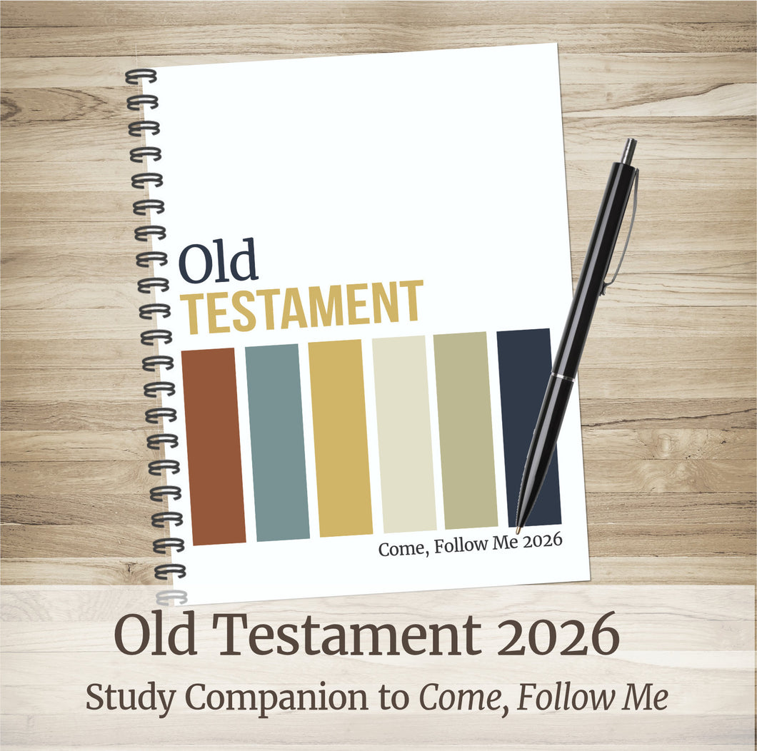 Old Testament Scripture Study Journal for LDS Boys and Young Men | Come, Follow Me 2026