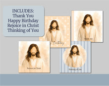 Load image into Gallery viewer, YW Mini Note Cards | Rejoice in Christ | Greeting Card for Young Women 2027 LDS Youth Theme | Philippians 4:4
