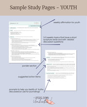 Load image into Gallery viewer, January 13-19, YOUTH Lesson Helps for D&amp;C &quot;I Saw a Pillar of Light&quot;
