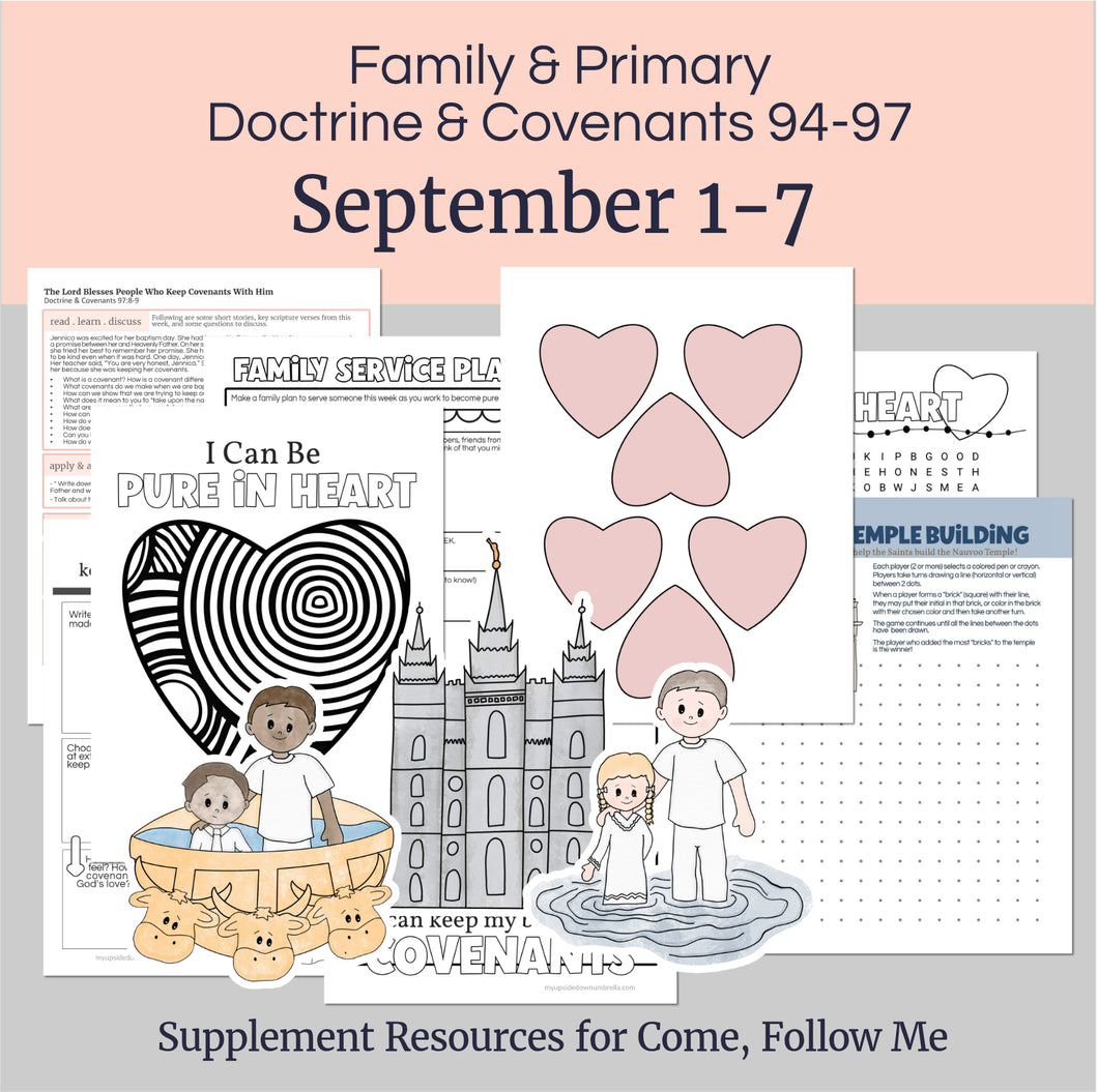 Lesson helps for LDS primary teachers for Come Follow Me 2025 Family scripture study, come follow me for families, FHE lesson outline, primary lesson outline, primary coloring pages, nursery coloring pages, primary activities, activity pages, scripture games, lesson ideas for come follow me, primary children lesson plan, family home evening

September 1-7 Primary Lesson Helps for Come Follow Me 2025 | Home and Church | D&C 93 