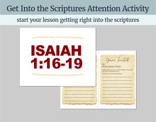 Load image into Gallery viewer, September 14-20 LDS Youth Sunday School Lesson Helps | “God Is My Salvation” | Hope through Repentance, Isaiah

