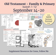 Load image into Gallery viewer, September 14-20 LDS Primary Lesson | “God Is My Salvation” | Repentance, Names of Christ, Isaiah
