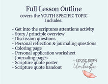 Load image into Gallery viewer, September 7-13 |  LDS Youth Sunday School Lesson Helps | “He Shall Direct Thy Paths” | Trust in the Lord with All Thine Heart
