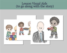 Load image into Gallery viewer, September Full MONTH NURSERY Lesson Helps, Come Follow Me for Toddlers | 5 Minute Lesson Outline &amp; Coloring Pages | Nursery Children age 1-3
