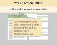 Load image into Gallery viewer, September 20 | LDS Young Women Lesson Helps | For Strength of Youth | Priesthood Keys | YW &amp; YM FsY | September Week 3
