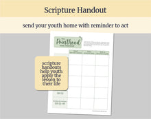 Load image into Gallery viewer, September 20 | LDS Young Women Lesson Helps | For Strength of Youth | Priesthood Keys | YW &amp; YM FsY | September Week 3
