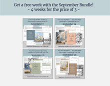 Load image into Gallery viewer, September BuNDLE Lesson Plans for Home and Church | Youth Come, Follow Me 2025 | 4 Weeks of Lesson Helps for LDS Youth - YW YM - Bundle Savings!
