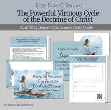 Load image into Gallery viewer, the powerful virtuous cycle of the doctrine of Christ by Elder Dale G. Renlund, april 2024 General Conference study guide and RS lesson helps, lesson outline, lesson handoutds
