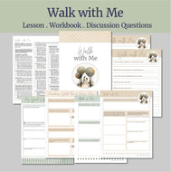 Walk with Me Lesson and Discussion Questions, Workbook, Journaling Pages for Young Women 2026 LDS Youth Theme,  Moses 6:34