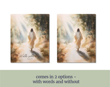 Load image into Gallery viewer, Walk with Me Poster and Cards | 2026 Youth Theme YW Printable Posters for LDS Young Women, Moses 6:34
