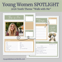 Load image into Gallery viewer, Young Women "Walk with Me" Activity BUNDLE | 2026 LDS Youth Theme
