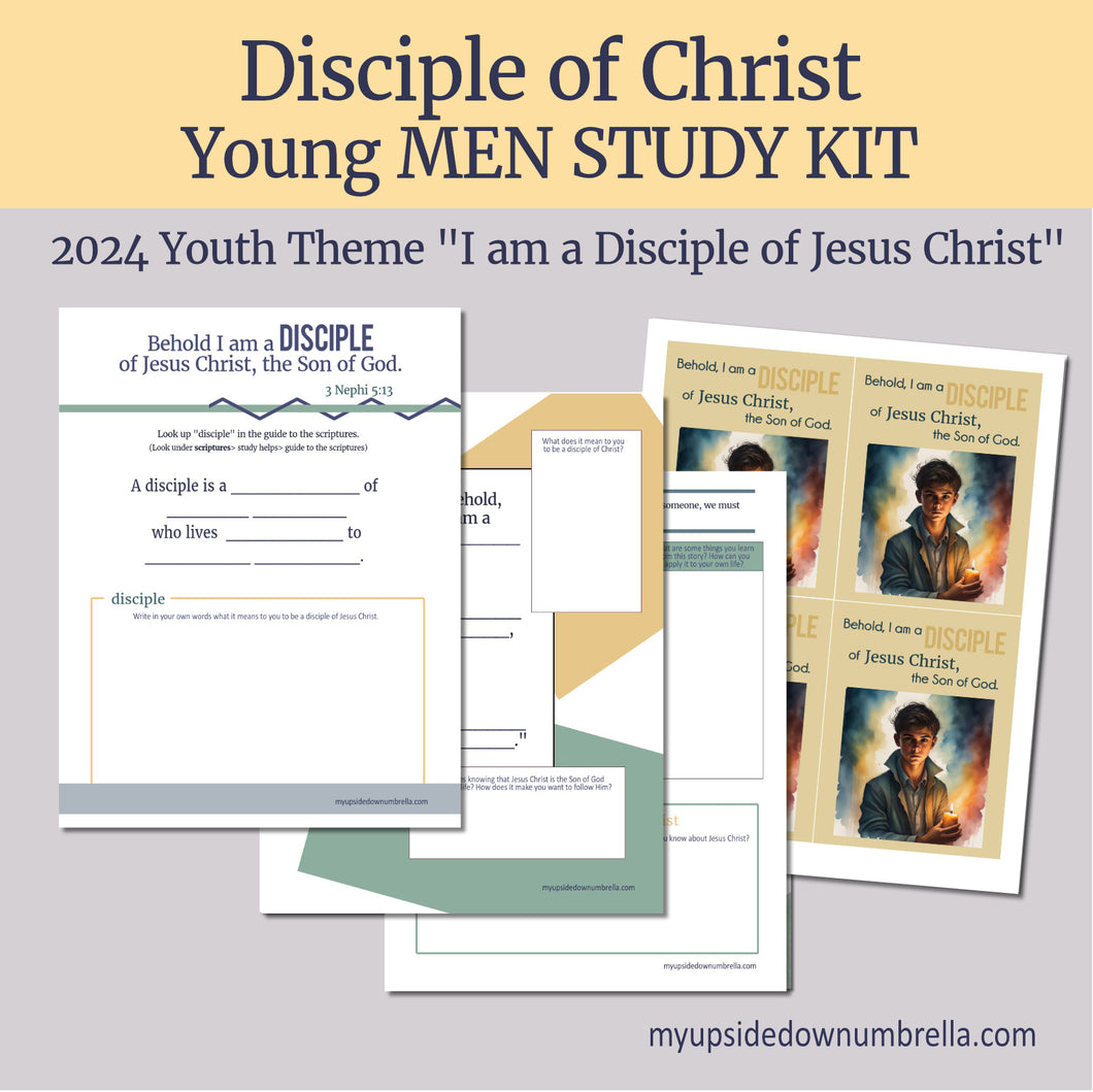 Disciple of Jesus Christ Workbook - 2024 Youth Theme for Young Men
