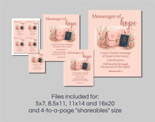 Load image into Gallery viewer, New YW Class Names Posters and Handouts with Affirmations for LDS YW | Builders of Faith, Messengers of Hope, Gatherers of Light
