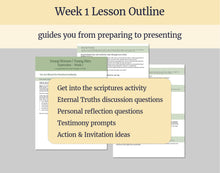 Load image into Gallery viewer, September 6 | LDS Young Women Lesson Helps | For Strength of Youth | Priesthood Keys | YW &amp; YM FsY | September Week 1
