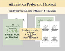 Load image into Gallery viewer, September 6 | LDS Young Women Lesson Helps | For Strength of Youth | Priesthood Keys | YW &amp; YM FsY | September Week 1
