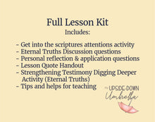 Load image into Gallery viewer, September 6 | LDS Young Women Lesson Helps | For Strength of Youth | Priesthood Keys | YW &amp; YM FsY | September Week 1
