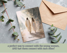 Load image into Gallery viewer, Young Women Walk with Me | YW Greeting Cards | 2026 LDS Youth Theme
