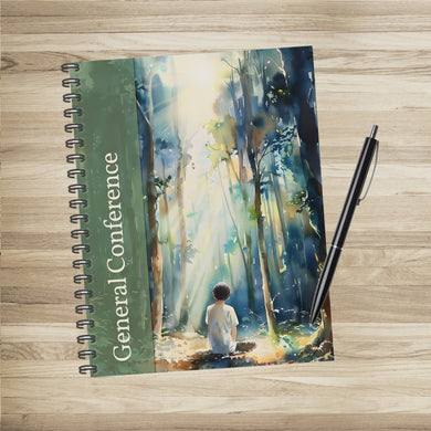 October 2025 General Conference Journal for Young Men, General Conference notebook, doodling book for LDS youth